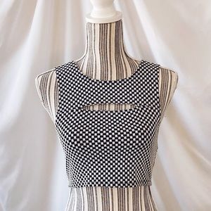 Vans checkerboard crop top
